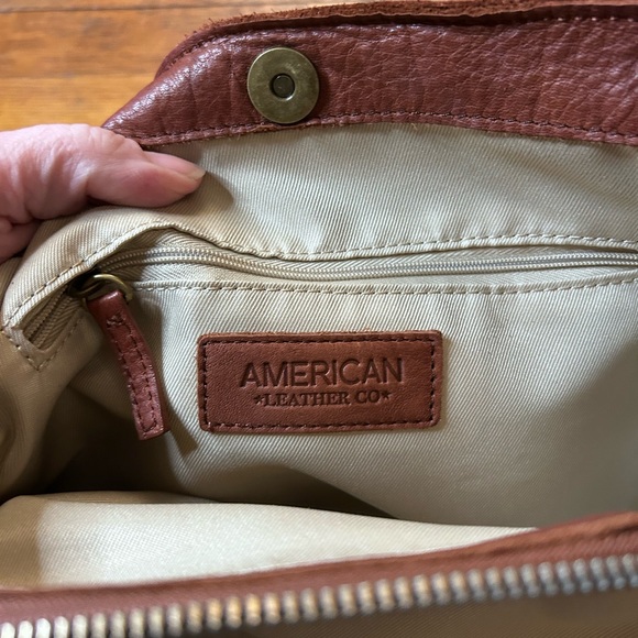 American Leather Women's Rich Brown Hobo Bag - Picture 4 of 8